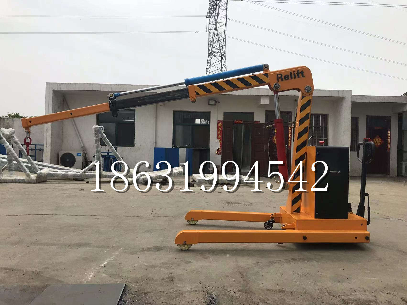 凌河区久征定做3吨三轮随车吊 农用园林绿化移树吊 平板工程用小吊机